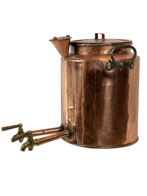 19th Century Copper Double Taps in Brass