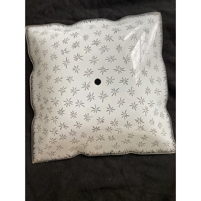 Mid-20th Century Glass Starburst Ceiling Fixture Shade For Sale In Cleveland - Image 6 of 7