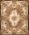 1870s Brown Floral Medallion Antique French Aubusson Napoleon III Carpet 11' X 13' 7" Flatweave Wool Rug For Sale - Image 9 of 9