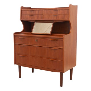 Mid-Century Danish Teak Vanity Dresser, 1960s For Sale