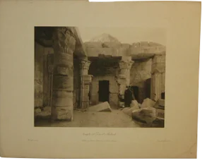 1893 Temple at Der Et Medineh Photo by Max Junghaendel