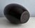 Wood Dark Walnut Vase With Sculptural Form and Expressive Grain For Sale - Image 7 of 7