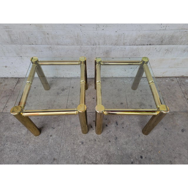 1980s 1980s Two Mastercraft Style Side Tables For Sale - Image 5 of 18