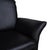 Modern Three-Seater Sofa in Black Leather from Musterring For Sale - Image 3 of 11