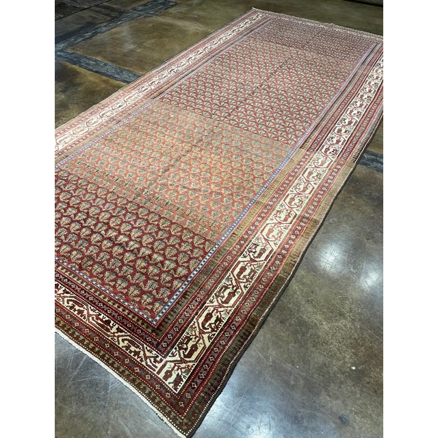 Traditional 1990s Handwoven Bakhtiari Design Persian Rug 5'10" X 12'2" For Sale - Image 3 of 7