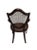 French 1970s Vintage French Mahogany Wood Armchair Cane For Sale - Image 3 of 9