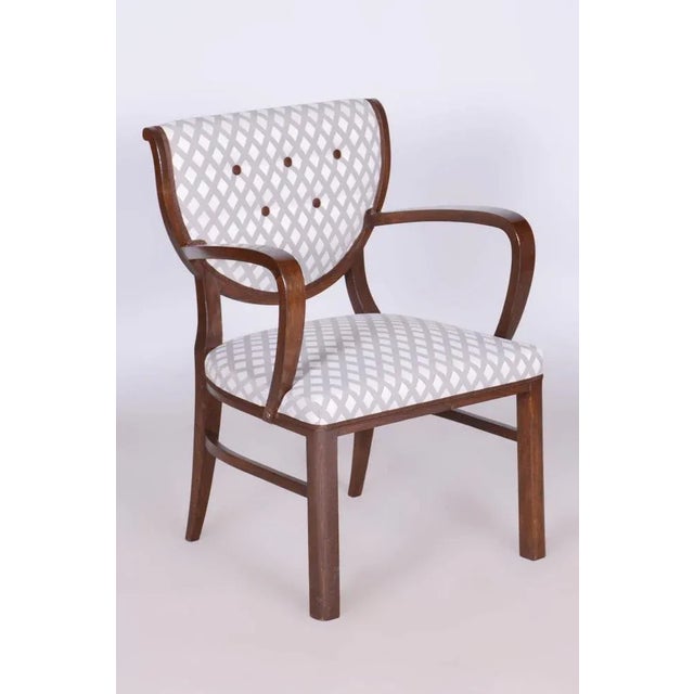 Art Deco Armchair in Beech, 1920s For Sale - Image 13 of 13