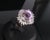 Late 20th Century 5.26ct Purple Sapphire Gia Heated Ceylon 1.43ct Diamond Platinum Ring, Size 7 For Sale - Image 9 of 18