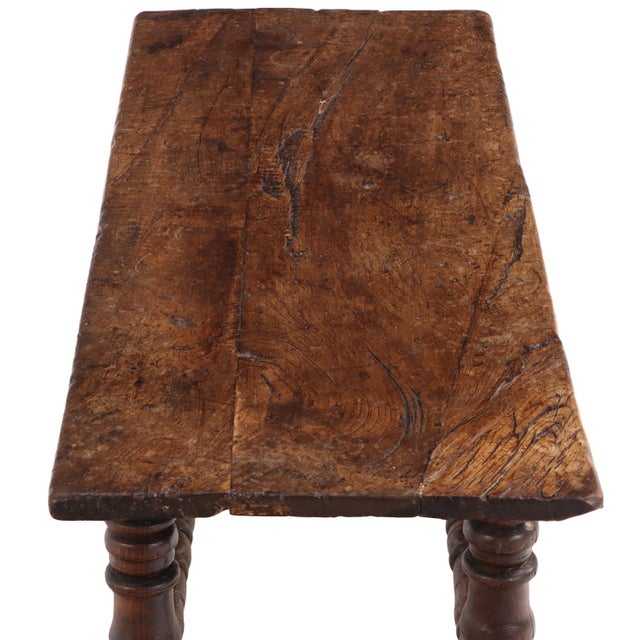 French Walnut and Oak Coffee Table, 18th C For Sale - Image 4 of 6