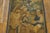 1650s Green Figural Scene Flemish Tourani Tapestry Rug 2'9" X 7' Flatweave Wook Silk Carpet For Sale In New York - Image 6 of 6