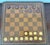 Italian Roman-Style Chess Set Cast Metal and Leather Leather Board Circa 1960 For Sale - Image 14 of 15