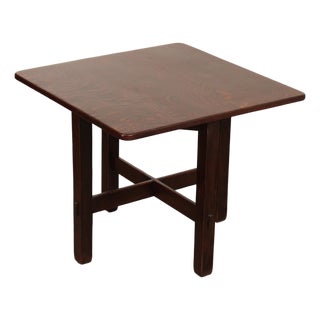 Stickley Brothers Antique Mission Oak Game Table For Sale
