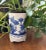 Lovely blue and white Chinoiserie cachepot with an unusual contemporary hand painted design. I ship quickly and...