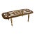 Vintage Traditional Brass Footed Plant Stand Trivet For Sale