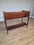 Antique Edwardian Inlaid Maghogany Desk with Leather Top For Sale - Image 3 of 5
