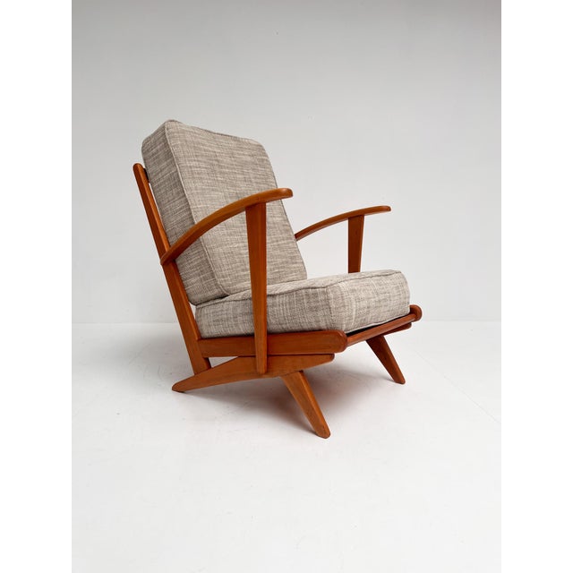 Wood Mid-Century Spindle Lounge Chair, 1960s For Sale - Image 7 of 18