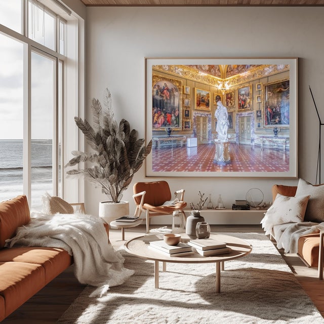 Richard Silver Cappelle Medicee, Florence – Italian Renaissance Architectural Fine Art Print 24" X 36" For Sale - Image 4 of 5