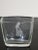Orrefors Vintage Orrefors Art Glass Vase With Etched Girl and Flowers For Sale - Image 4 of 8
