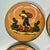1950s Vintage Southwestern Folk Art Boho Chic Peruvian Terra Cotta Salad Plates - Set of 6. For Sale - Image 9 of 12