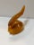 Abstract Vintage 1980s Baltic Amber Fish Figurine Egg Yolk Color Gold Accents For Sale - Image 3 of 11