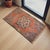 Hand Knotted Small Turkish Yastik Rug Mat - 1'9" X 2'11" For Sale - Image 4 of 8