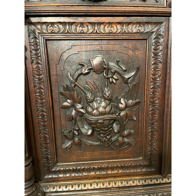 Late 19th Century Black Forest Carved Bookcase For Sale - Image 5 of 18