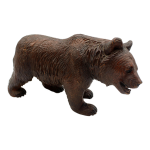 Late 19th Century Large Swiss Strolling Black Forest Bear