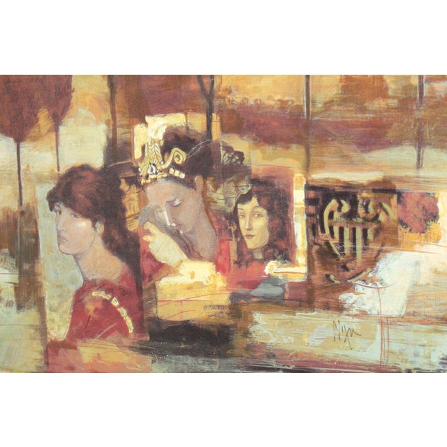 Gemstone Peter Nixon “Arcadia” Signed Limited Edition Serigraph – Custom Gold Frame With Coa For Sale - Image 7 of 15