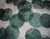 Mid-Century Modern Art Deco Murano Glass Transparent and Green Chandelier, 2000 For Sale - Image 3 of 10