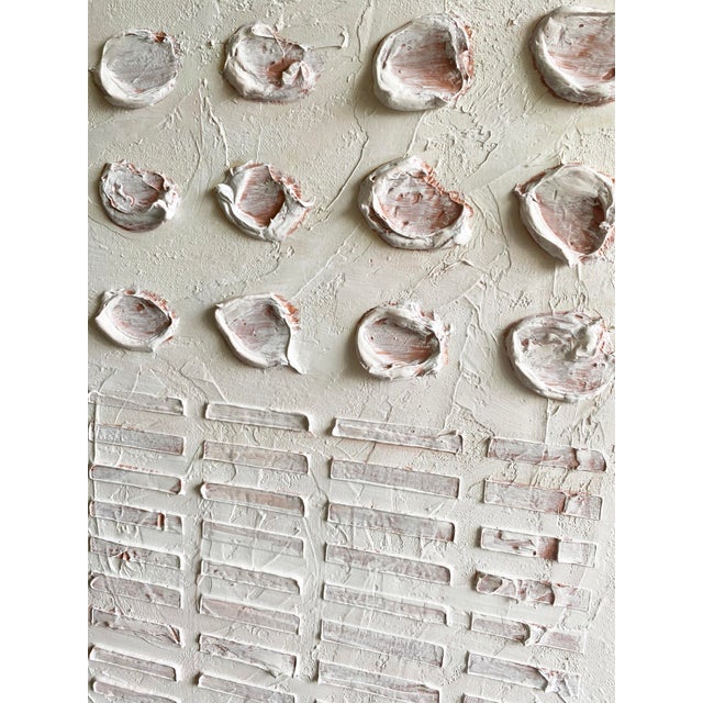 Modern Textured Painting, light weight easy to display. Sold Individual. Plaster, painted by an Artist in Florida,...