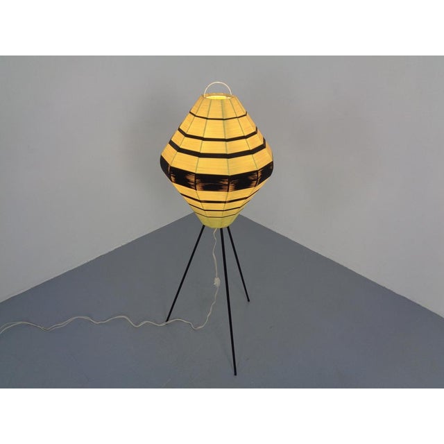 Black Mid-Century Tripod Floor Lamp, Germany, 1950s For Sale - Image 8 of 15
