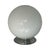 Bauhaus Art Deco Ceiling Lamp with Opaline Glass and Metal Mount from Gispen For Sale - Image 3 of 7