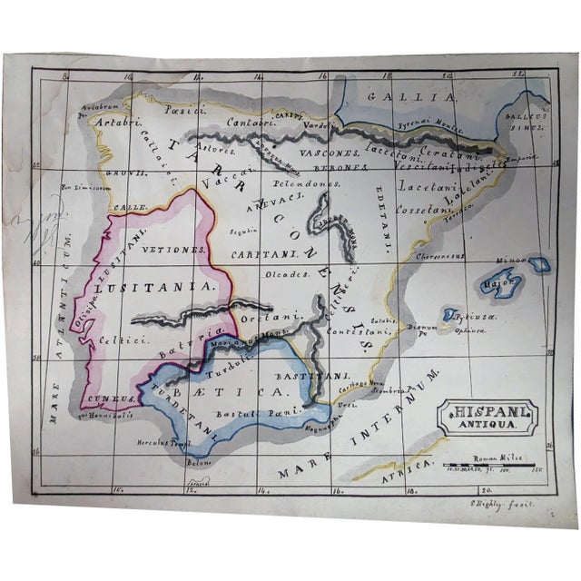 S. Highley | Hand-Drawn Manuscript Atlas of Modern and Ancient Geography | 1842 For Sale In Milwaukee - Image 6 of 17