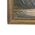 Vintage Signed K. Fjeilberg Mountain Landscape Painting With Sailboats in Gilt Wood Frame Possibly 1930s Norway. For Sale In Seattle - Image 6 of 10
