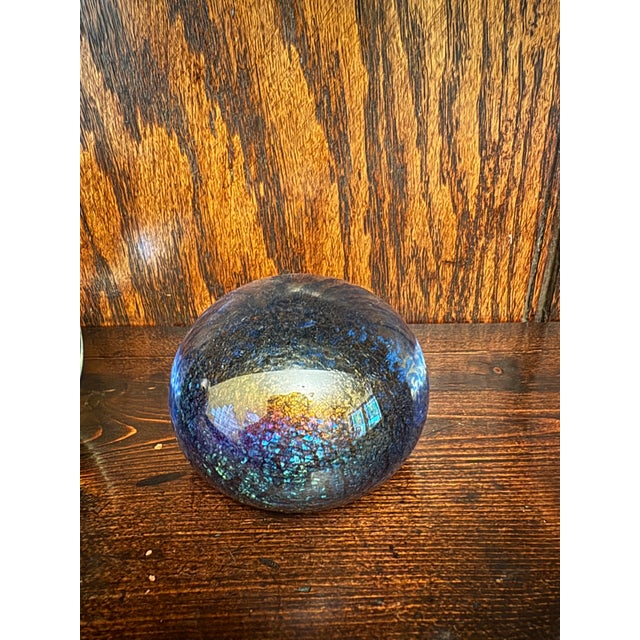 Late 20th Century Vintage Studio Art Glass Paperweights — Set of 4 (1981–1988) For Sale - Image 5 of 5