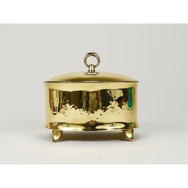 1920s Art Nouveau Brass Box by Otto Prutscher for Melzer & Neuhardt, 1920s For Sale - Image 5 of 18