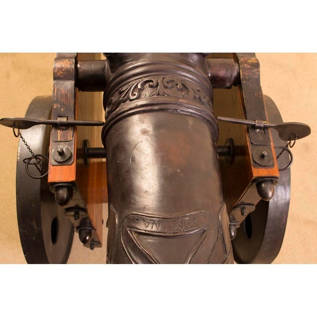 20th Century Bronze Artillery Cannons, Set of 2 For Sale - Image 18 of 18