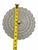 Vintage Art Deco Style Clear Glass Flush Mount Ceiling Light Shade For Sale In Pittsburgh - Image 6 of 6