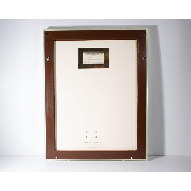 Paper 1990 “Structure Series #15” Mixed Media Painting by Susan Laufer For Sale - Image 7 of 8