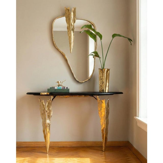 Folia Pinewood Console Table by Maeve For Sale - Image 6 of 8