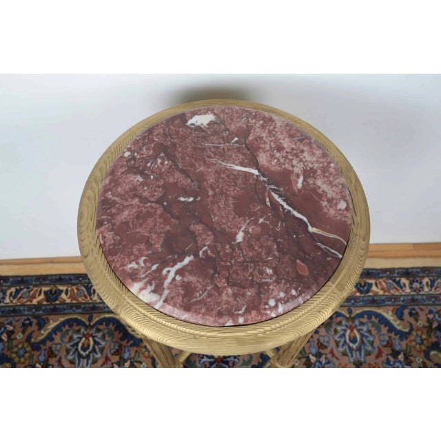 Louis XVI Round Side Table For Sale - Image 3 of 4