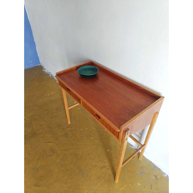 Brown Vintage Swedish Dressing Table, 1960s For Sale - Image 8 of 10