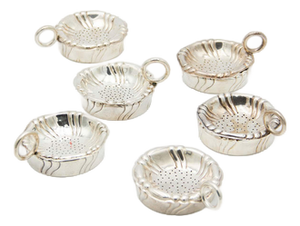 Silver Strainers, Set of 6