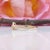 Earth Mined Diamond Band, Solid 14k Gold, Natural Diamond Stacking Band, Size 6.75 For Sale In Columbus - Image 6 of 9
