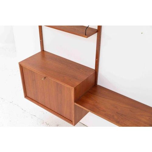1960s 3-Bay Cado Wall Unit by Poul Cadovius For Sale - Image 5 of 18