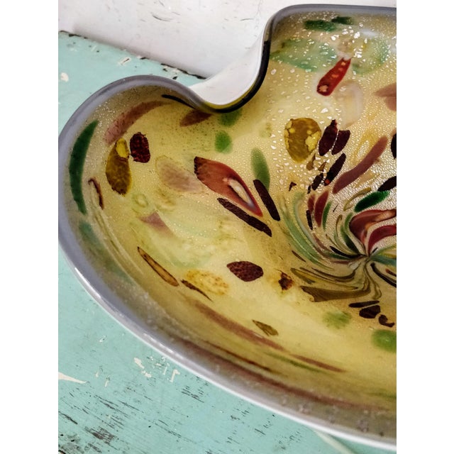 Vintage Italian Murano Bowl For Sale - Image 11 of 12