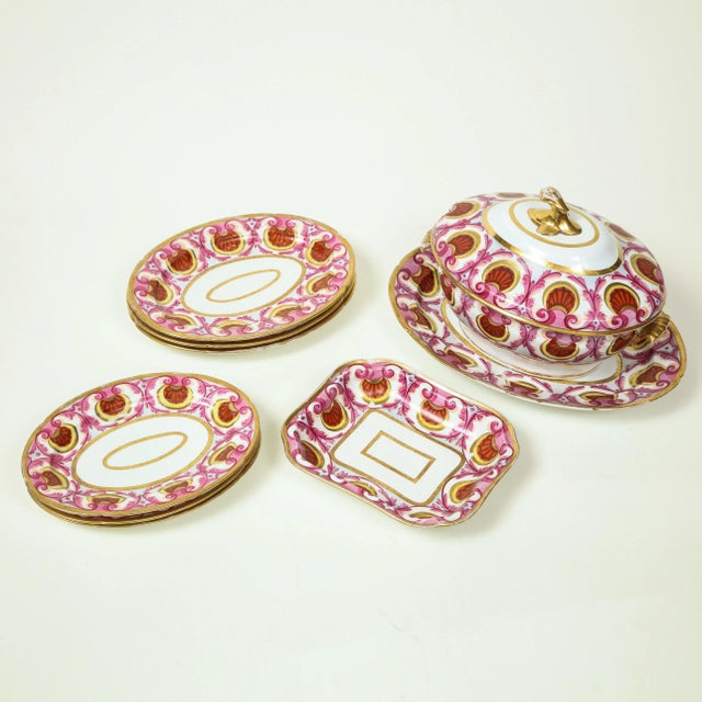 Mario Buatta An English Partial Dinner Service, Probably Coalport For Sale - Image 4 of 13