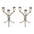 Mid Century 1847 Rogers Bros Flair Candleholders For Sale