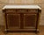 Important mahogany and gilt bronze sideboard – white marble top – louis xvi style an elegant and substantial mahogany and...