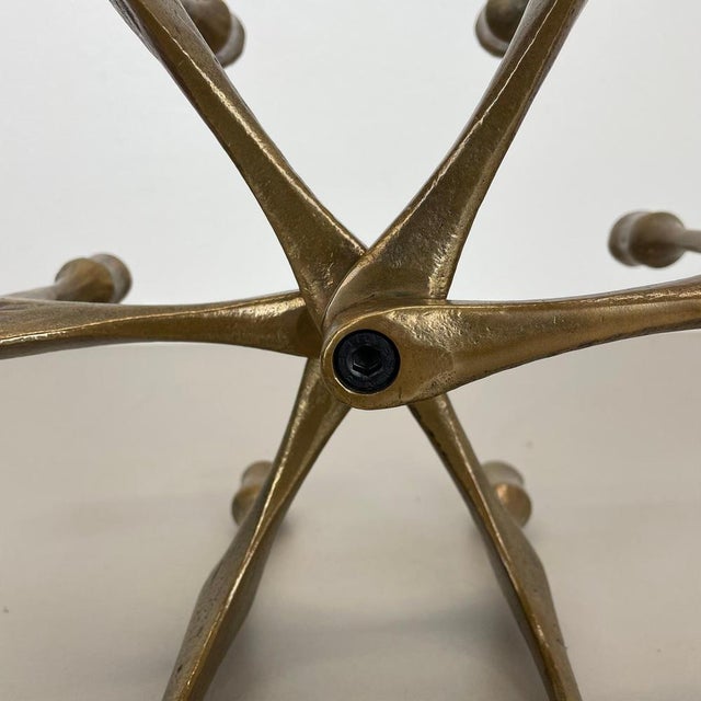 Large Mid-Century Modern Brutalist Bronze Candleholder from Michael Harjes, Germany, 1960 For Sale - Image 13 of 15